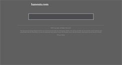 Desktop Screenshot of hanouts.com